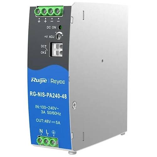 Ruijie RG-NIS-PA 240-48 240W 48V End�striyel Switch G�� Adapt�r�