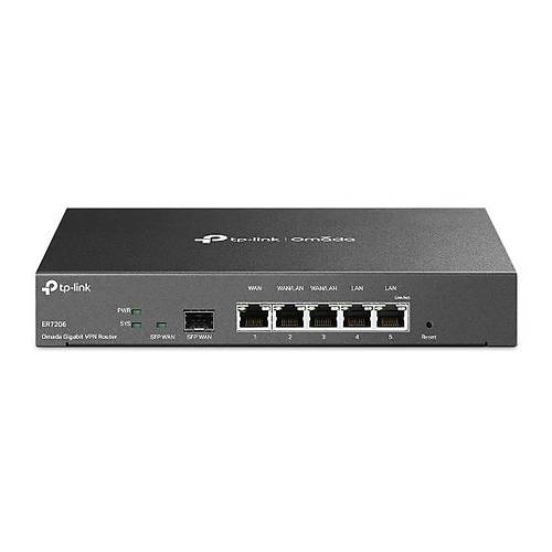 Tp-Link Omada ER7206 5 Port Gigabit 1 Port SFP Multi-WAN Profesyonel VPN Router