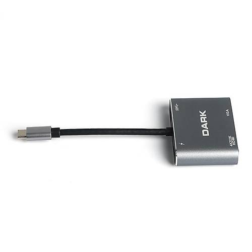 Dark DK-AC-U31XHDV USB 3.1 Type C to HDMI VGA 4K D�n��t�r�c� Ekran Adapt�r�