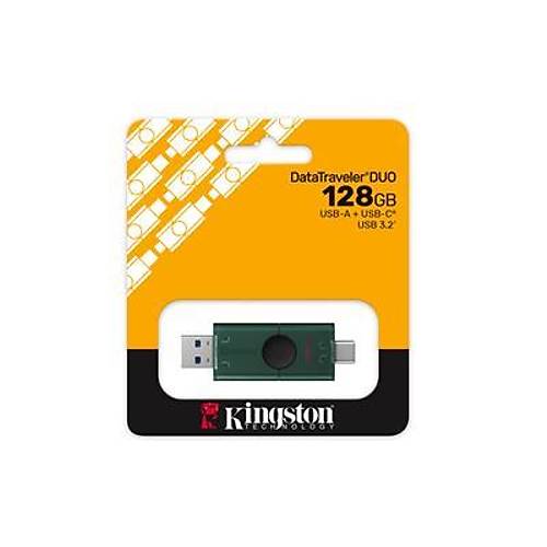 Kingston DTDEG2/128GB 128 GB USB 3.0 USB TypeC Gen1 DataTraveler DuoG2 Ushb Flash Bellek