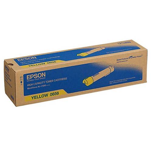 Epson C13S050656 C500DN 13.700 Sayfalk Yksek Kapasiteli Sar Orijinal Lazer Toner