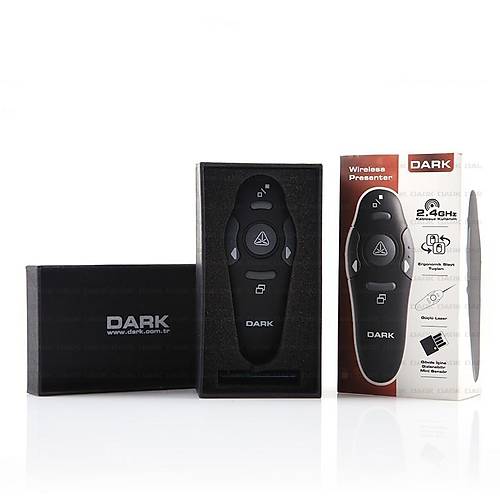 Dark DK-AC-WP03 WP03 2.4Ghz Kırmızı Lazer RF Kablosuz Sunum Kumandası