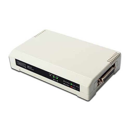 Digitus DN-13006-1 1 Port Ethernet 2 Port USB 2.0 1 Port DB-36 LBP Print Server