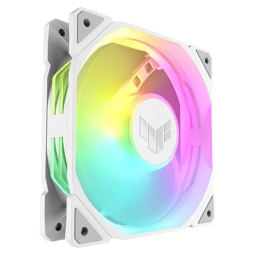 Asus TUF TR120 REVERSE 12cm ARGB Fanl� Adreslenebilir Ters Fan Ak��� Beyaz Kasa Radyat�r Fan�
