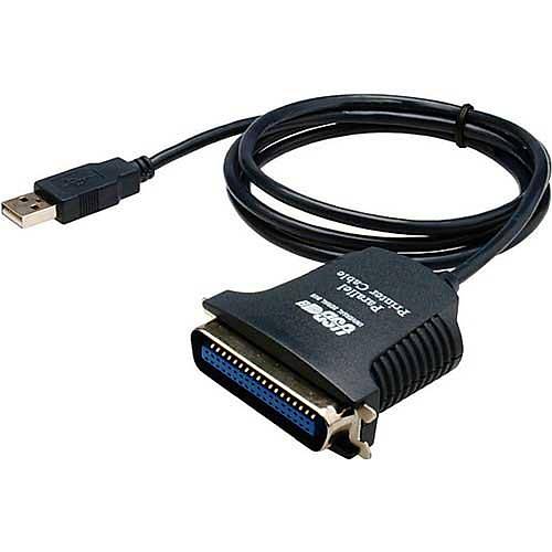 Qport Q-U1284 1.5 Mt USB 2.0 to PARALEL 1284 Erkek-Erkek Yazc Kablosu
