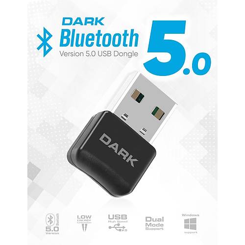 Dark DK-AC-BTU50 Bluetooth 5.0 USB Adapt�r�