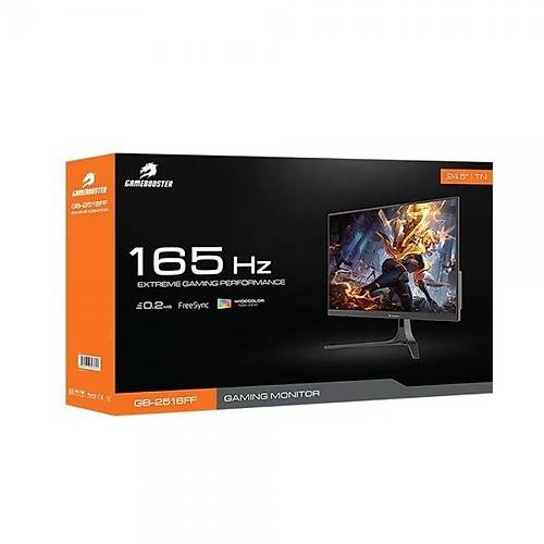 GameBooster GB-2516FF 24.5 inch 1920x1080 0.2ms 165Hz HDMI DP IPS Oyuncu Monitr