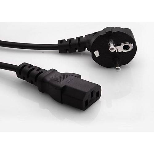 S-Link SL-P150 1.5 Metre 3x0.5mm Lks C13 L Siyah Power Kablosu