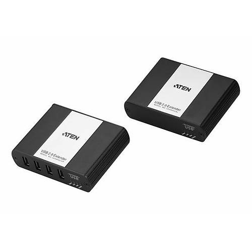 Aten UEH4002A 100 Mt 4 Port USB 2.0 to CAT Dii-Dii USB 2.0 Mesafe Uzatma Adaptr