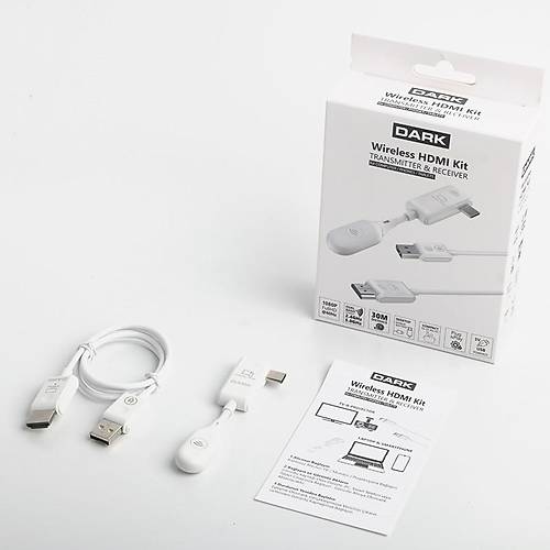 Dark DK-HD-WHDG105K 30 Mt HDMI 1080p 60Hz D���k Ge�ikmeli Kablosuz G�r�nt� Aktar�c�