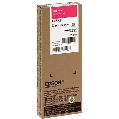 Epson C13T46K34N SL-D1000 T46K3 Surelab 250ml Krmz Orijinal Inkjet Kartu