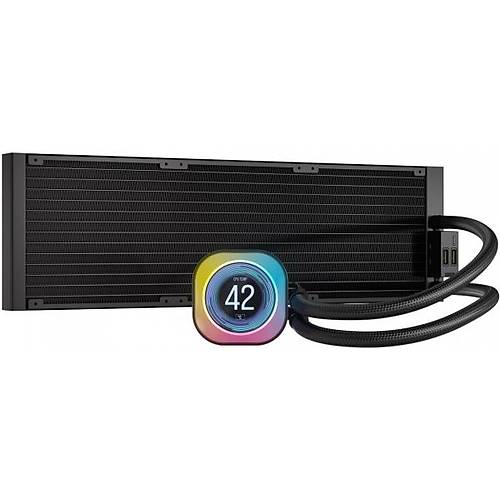 Corsair CW-9061009-WW 420MM H170i 3x14cm RGB Fanl AMD-INTEL Sv Soutmal lemci Soutucusu