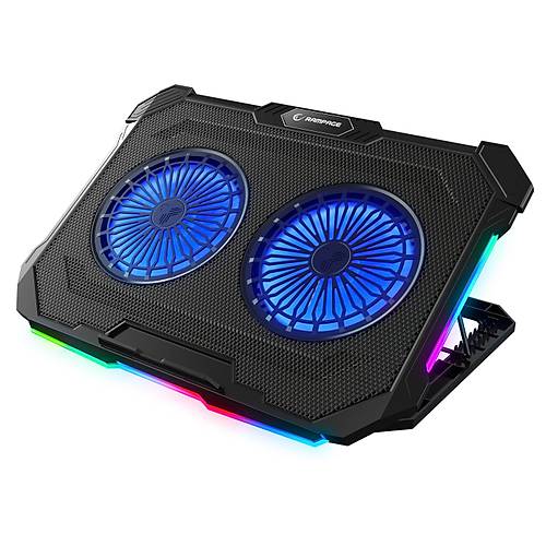 Rampage SIRIUS S46 10-15.6 inch 2 Mavi led Fanl 2 USB Port 6 Kademeli Notebook Soutucusu
