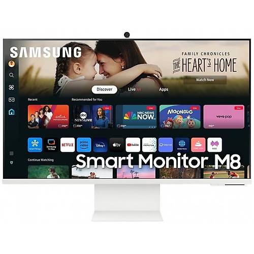 Samsung LS32DM801UUXUF 31.5 inch 3840x2160 4ms 60HZ HDMI DP Type C Multimedia Smart Monit�r
