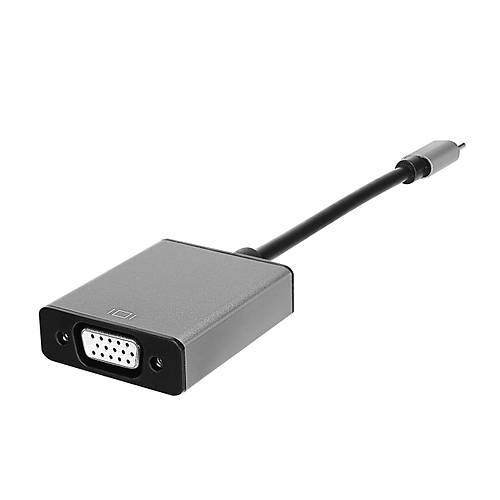 Hytech HY-USBC53 Usb Type C to VGA 1080P Metal USB Ekran Kart Adaptr