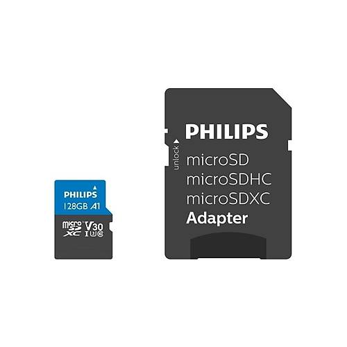 Philips FM12MP65B 128 GB 100Mb/s SDXC UHS-I Class10 microSD Hafza Kart