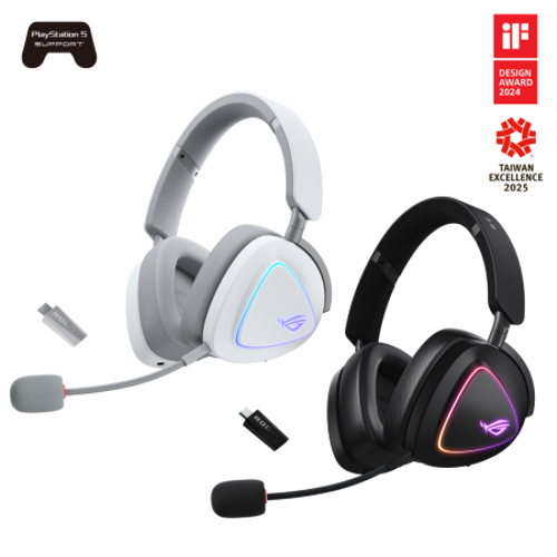Asus ROG DELTA II  1S�per Geni� Bantl� PS4 PS5 XBOX Beyaz Mikrofonlu Kablozu Kulakl�k