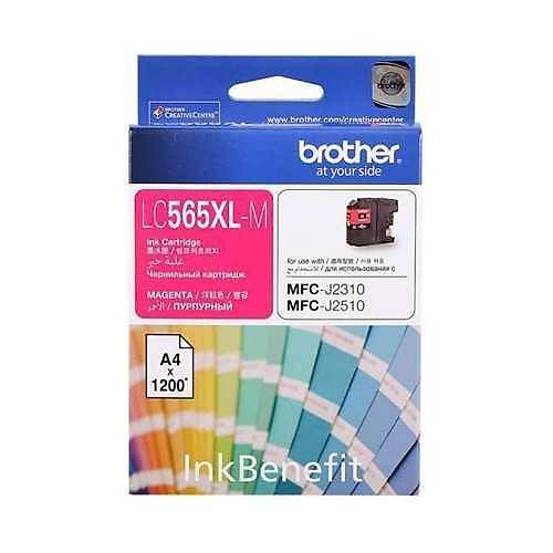 Brother LC565XLM 1.200 Sayfal�k K�rm�z� Orijinal Kartu�