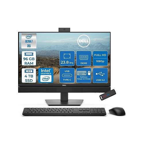 Dell EC24250 RPLU R006H CI5 1334U 3.4GHz 16GB 1TB 23.8 inch Win11 Home All In One Bilgisayar