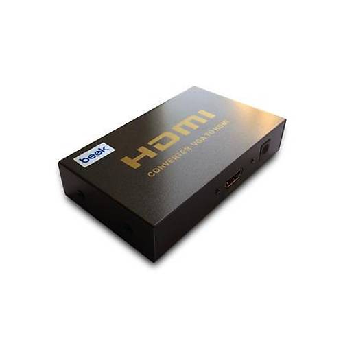Beek BS-VH VGA Aud�o to HDMI Erkek-Di�i G�r�nt� D�n���t�r�c� Adapt�r