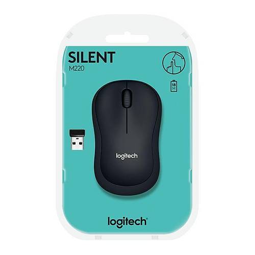 Logitech 910-004878 M220 Slient Charcoal Siyah Kablosuz Mouse
