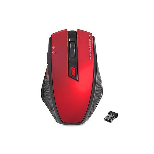 Everest SMW-777 Kırmızı 2.4Ghz USB 1600Dpi 6 Tuşlu Kablosuz Mouse