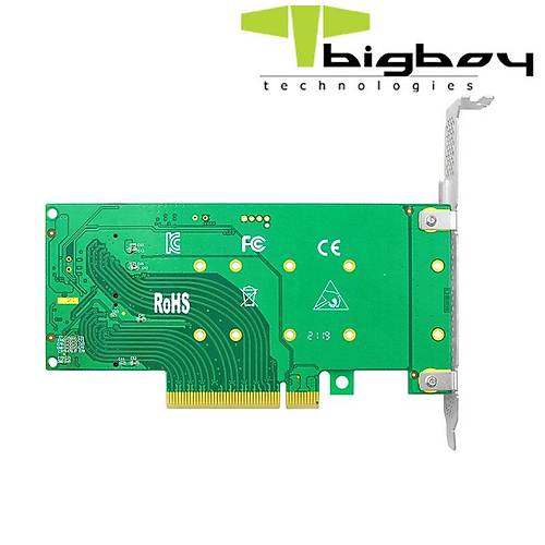 Bigboy BTC-M2G4X2SN PCIe 4.0 x4 PCIe 4.0 x8 2xM.2 1xNVMe 1xSATA Dntrc Adaptr