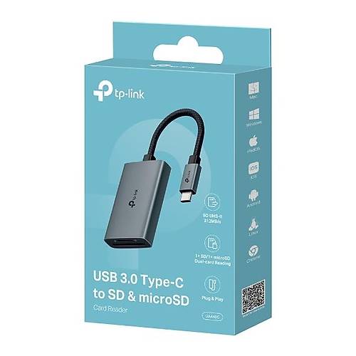 Tp-Link UA440C USB Type C to SD microSD 4.0 Kart Okuyucu
