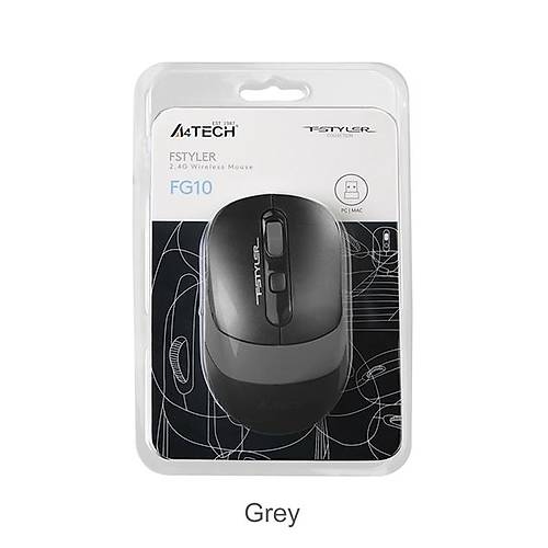 A4 Tech FG10S 2000Dpi 4 Buton 4 Ynl Sessiz Kablosuz Siyah Mouse