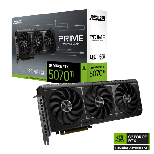 Asus PRIME-RTX5070TI-O16G 16 GB GDDR7 GeForce RTX 5070 Ti OC 256Bit NVIDIA Ekran Kart�