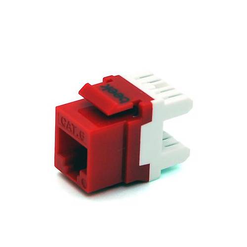 Beek BN-KJ6-U0-R Cat 6 250Mhz K�rm�z� Beyaz Keystone Jack