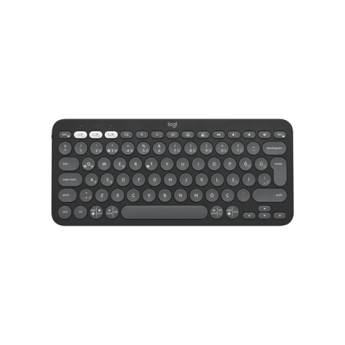Logitech 920-011859 Q TR Pebble 2 Graft Bluetooth Siyah Kablosuz Klavye