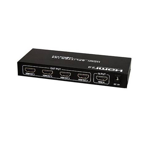 Beek BS-VSP-HA04UH 1 Giri 4 Port k 4K UHD HDMI 2.0 Metal asi HDMI Grnt oklyac Splitter