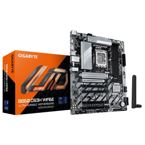 Gigabyte B860 DS3H WIFI6E Sc-1851 B860 DDR5 9066Mhz 2xM2 Wifi 6E 2.5Gbit ATX INTEL Anakart