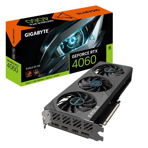 Gigabyte GV-N4060EAGLE-OC-8GD 8 GB GDDDR6 GeForce RTX 4060 Eagle OC 128Bit NVIDIA Ekran Kart