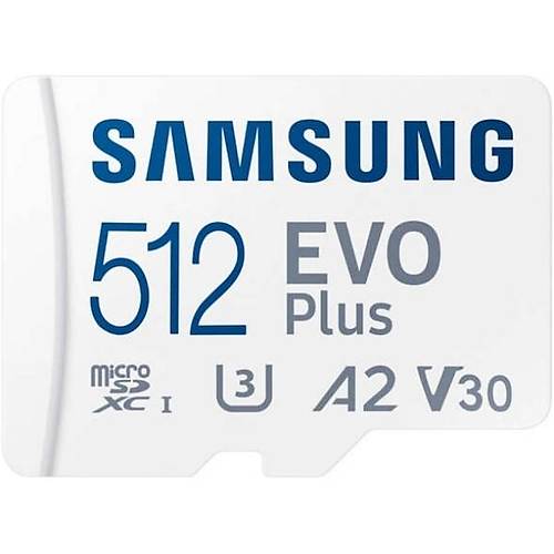 Samsung MB-MC512SA/TR 512 GB EVO Plus SDXC U3 A2 V30 microSD Hafza Kart
