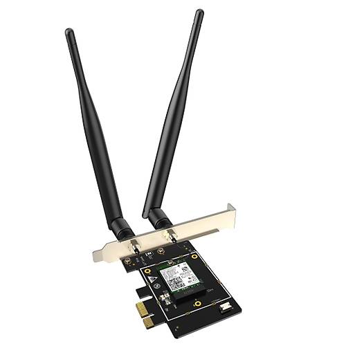 Tenda E33 AX5400 Tri Band 2 Antenli PCIe Wi-Fi 6E Kablosuz A Adaptr