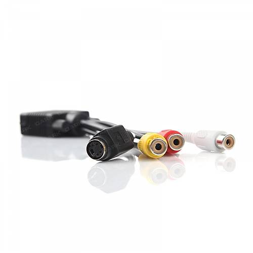 Dark DK-CB-VGAXS35 VGA to S-VIDEO 3.5mm Komposte Balantl Dntrc Adaptr