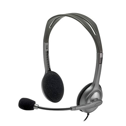 Logitech 981-000271 H110 Kablolu Siyah Mikrofonlu Kulaklk