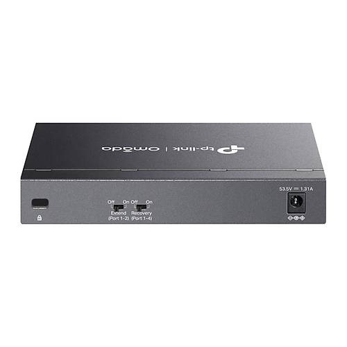 Tp-Link Omada DS106GPP 6 Port Gigabit PoE+ 1 Port PoE++ Masast PoE Switch