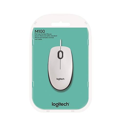 Logitech 910-005004 M100 USB Beyaz Kablolu Mouse