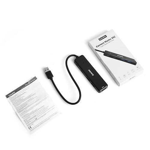Dark DK-AC-USB347 USB 3.2 Gen 1 to 3 Port USB 3.0 1 Port Type C 1 Port Charge USB �oklay�c�