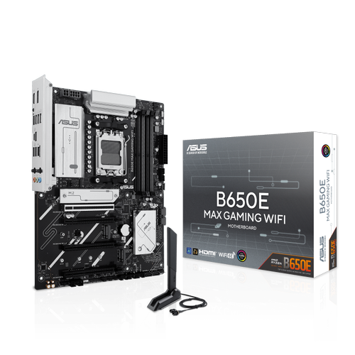 Asus B650E MAX GAMING WIFI Sc-Am5 B650 DDR5 9000Mhz 3xM2 Wifi 6E 2.5Gbit eATX AMD Anakart