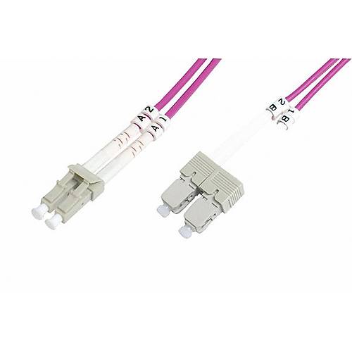 Beek BC-FO-5LCSC-01/4 1 Mt LC-SC 50/125 OM4 LSZH Multimode Duplex Patch Cord Kablo