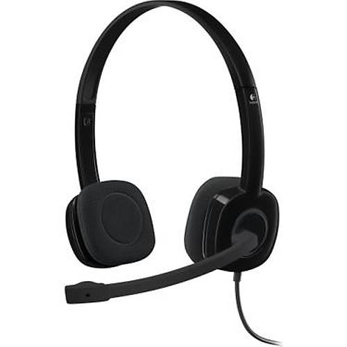 Logitech 981-000589 H151 Kablolu Siyah Mikrofonlu Kulaklk