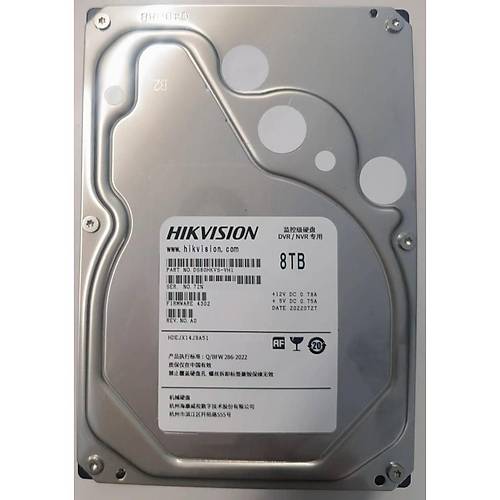 Hikvision DS80HKVS-VX1 8 TB 5400Rpm 128MB SATA3 3.5 inch 7/24 Gvenlik Harddiski