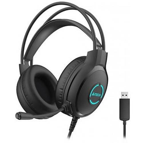A4 Tech FH-300U USB Siyah Kablolu Mikrofonlu Kulakl�k