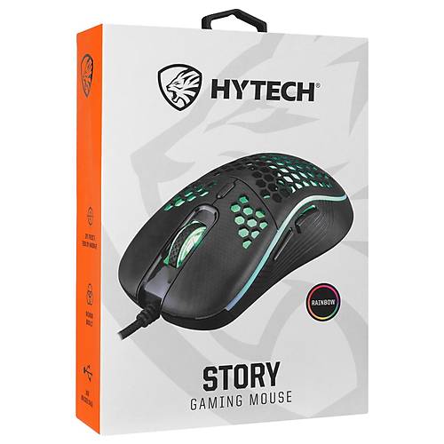 Hytech HY-X6 USB 3600Dpi 7 Tulu Aydnlatmal Kablolu Oyuncu Mouse