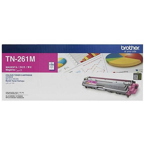Brother TN-261M 1.400 Sayfal�k K�rm�z� Orijinal Lazer Toner