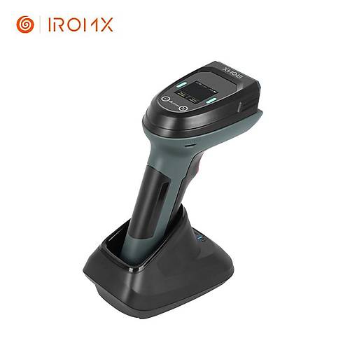 Iromx WL10102BS 1D 2D TFT Screen El Tipi Kablosuz Karekod Barkod Okuyucu